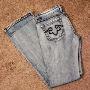 ReRock for Express light wash boot cut jeans